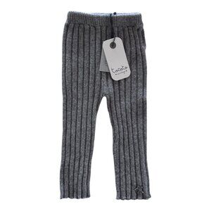 TOCOTO VINTAGE - KNITTED LEGGINGS - GREY  - 10% CASHMERE - NWT